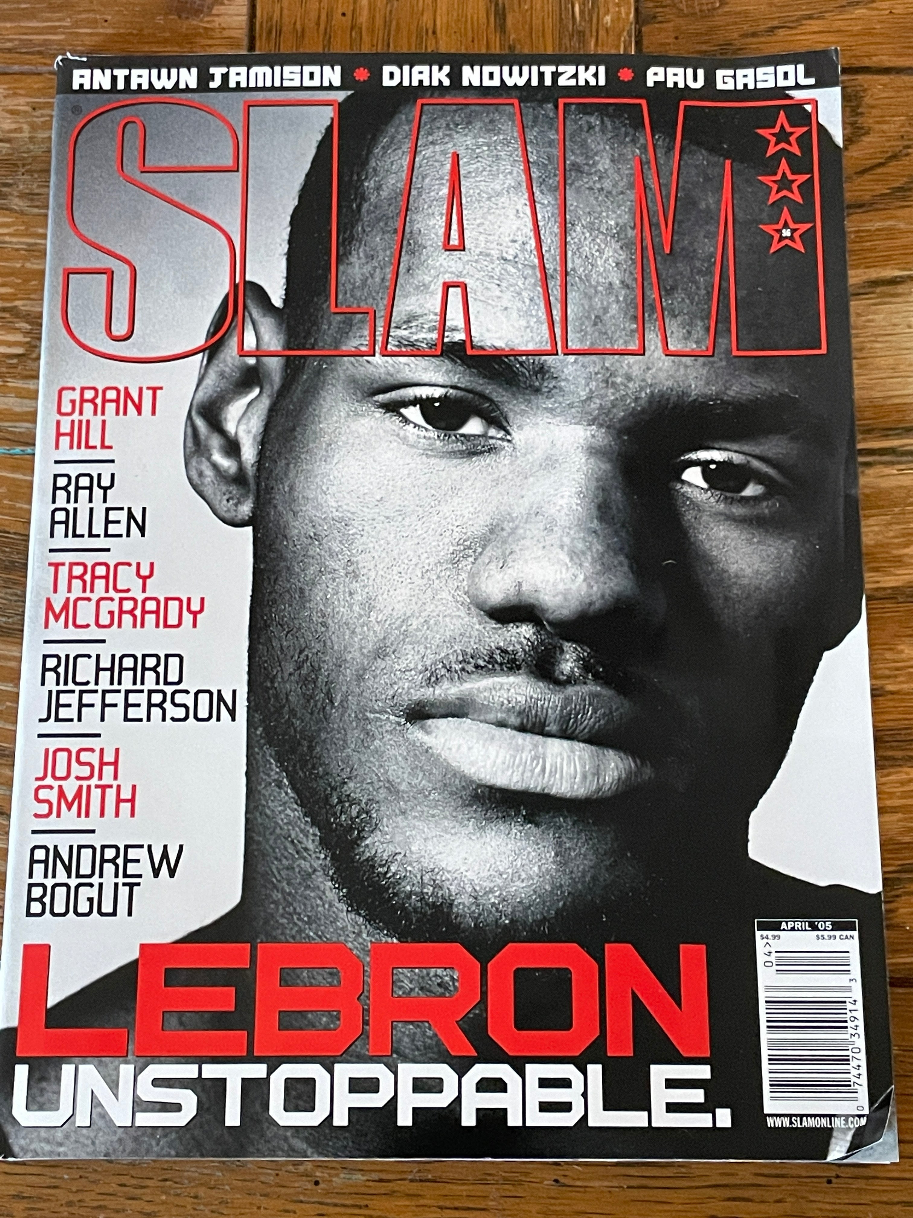 James Magazine Lebron James Slam Magazine Cover