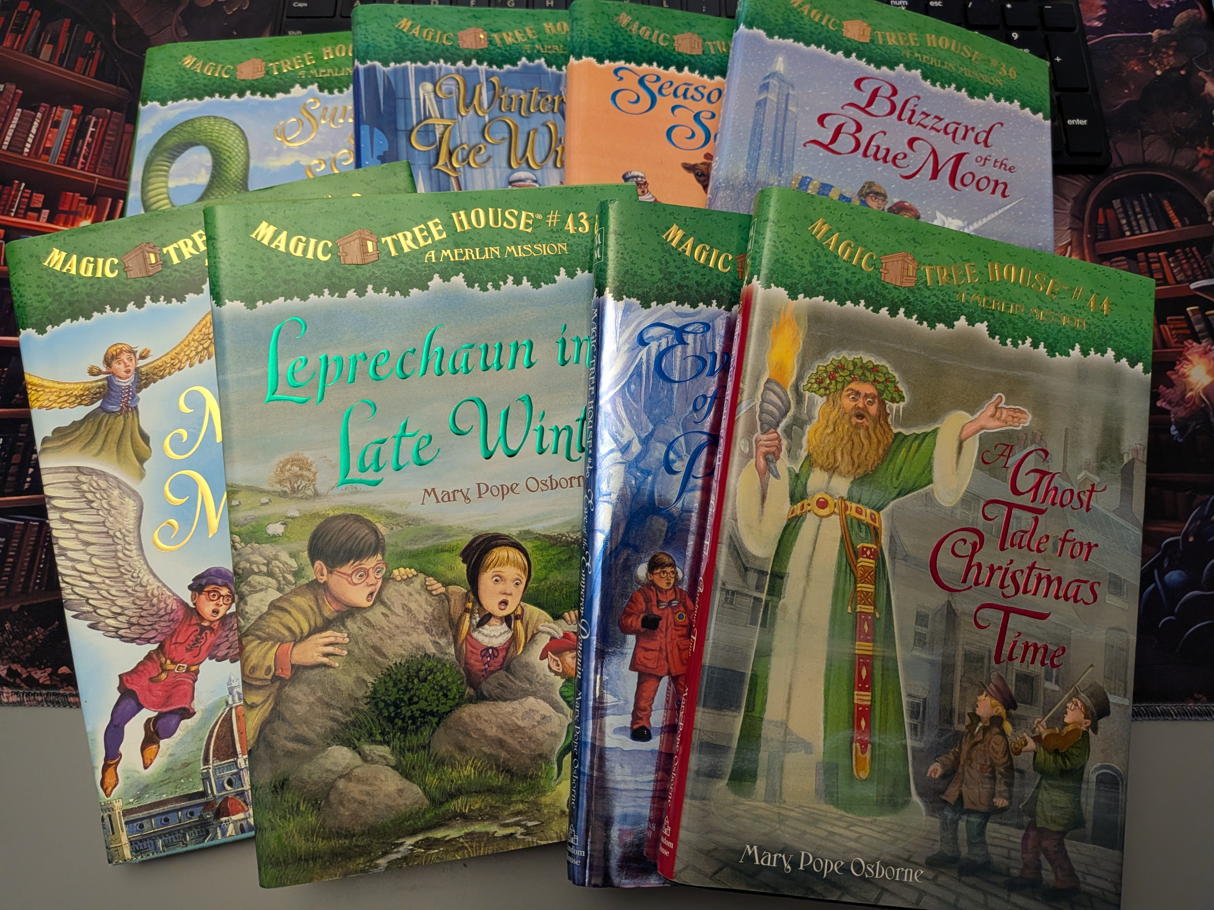 Lot BUNDLE of 9 Magic Treehouse by Mary Pope Osborne HARDCOVER SEE