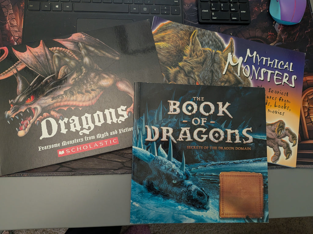 Bundle Lot 3 Fantasy DRAGONS Monster Paperbacks VERY GOOD See Pics